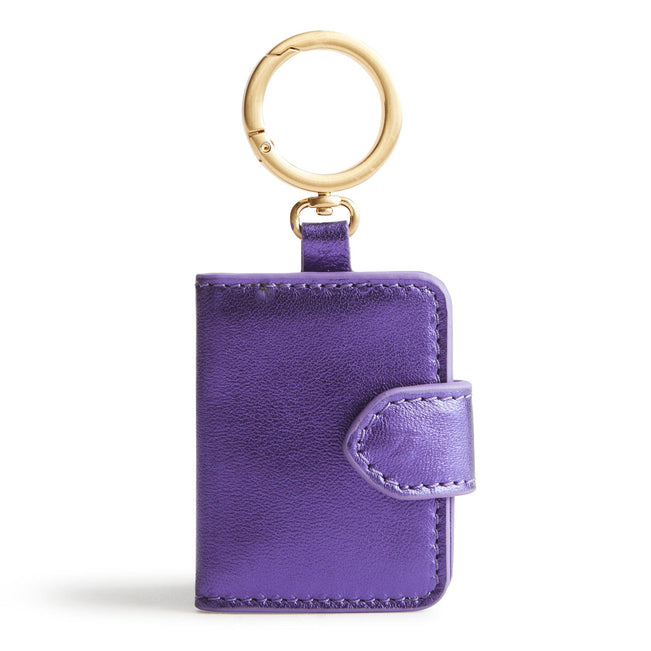 Picture Frame Bag Charm-Purple Metallic-Image 1-Vera Bradley