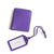 Passport Cover & Luggage Tag Set-Purple Metallic-Image 1-Vera Bradley