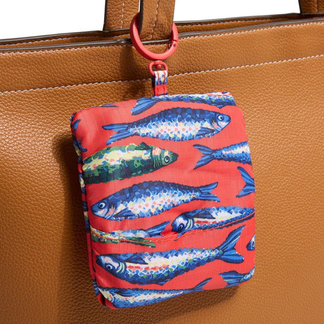 Outlet Essential Reusable Tote Bag Charm-Fish Tale-Image 2-Vera Bradley