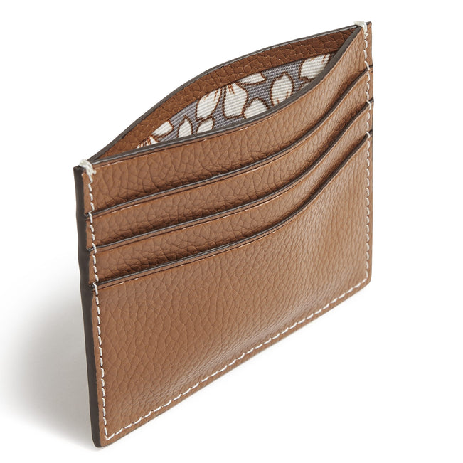 Outlet Essential Card Case-Roasted Pecan-Image 2-Vera Bradley