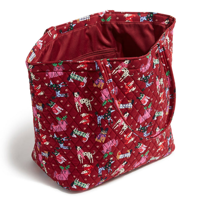 Outlet Essential Grand Tote-Holiday Hounds-Image 4-Vera Bradley
