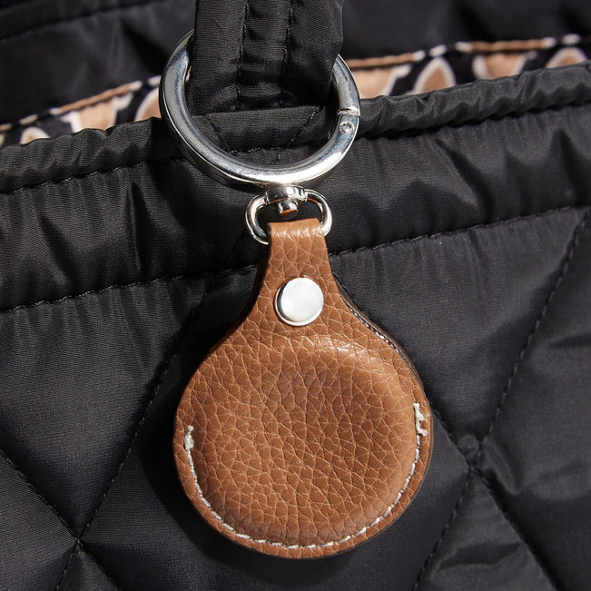 Outlet Essential Bag Charm for AirTag-Roasted Pecan-Image 2-Vera Bradley