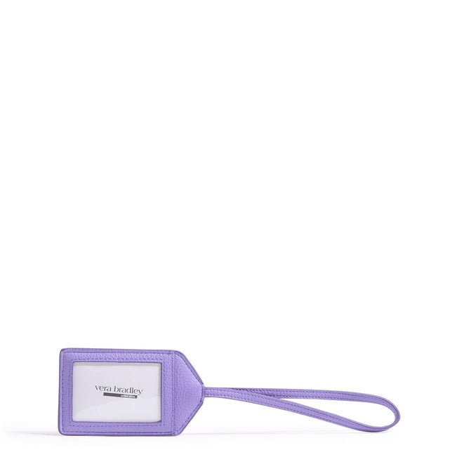Outlet Essential Luggage Tag-Cotswolds Dahlia Purple-Image 1-Vera Bradley
