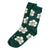 Outlet Fleece Socks - Mistletoe Lattice - Image 1