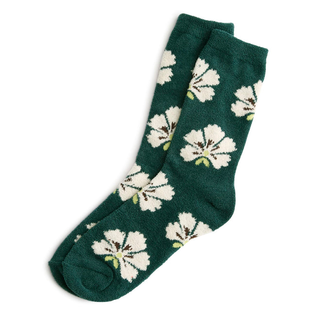 Outlet Fleece Socks - Mistletoe Lattice - Image 1