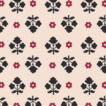 Outlet Fleece Socks - Clustered Ditsy Cottage Cream - Image 1