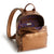 Mini Banbury Backpack-Bronze Metallic-Image 4-Vera Bradley