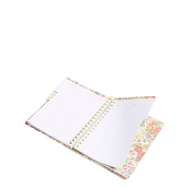 Outlet 12 Month Undated Large Agenda-Evening Garden White-Image 2-Vera Bradley
