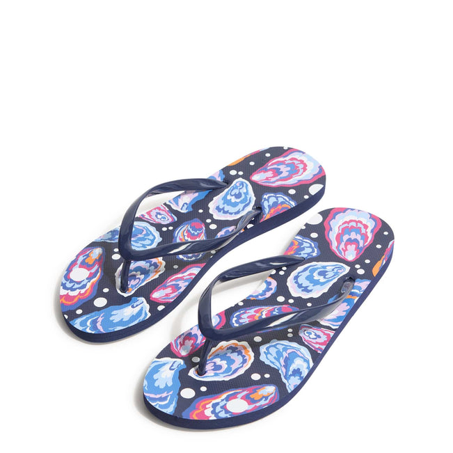 Outlet Essential Flip Flops-Oyster Bar Multi-Image 1-Vera Bradley