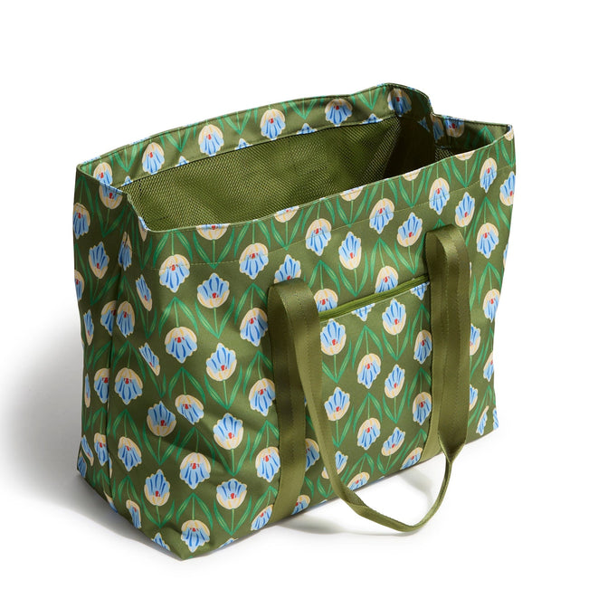 Outlet Large Family Tote-Tulip Rows-Image 2-Vera Bradley