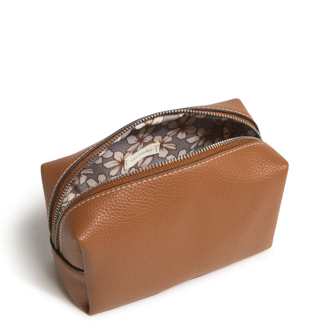Outlet Essential Small Cosmetic-Roasted Pecan-Image 2-Vera Bradley