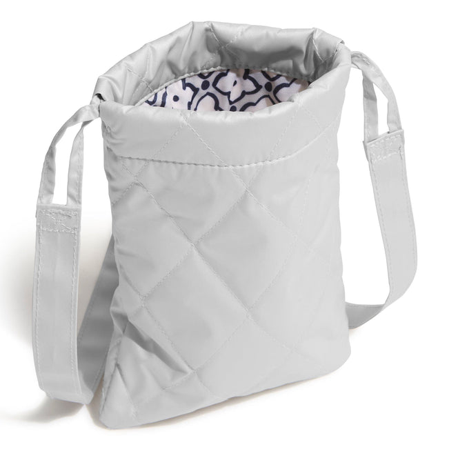 Outlet Slim Easy Crossbody-Oyster Mushroom-Image 2-Vera Bradley