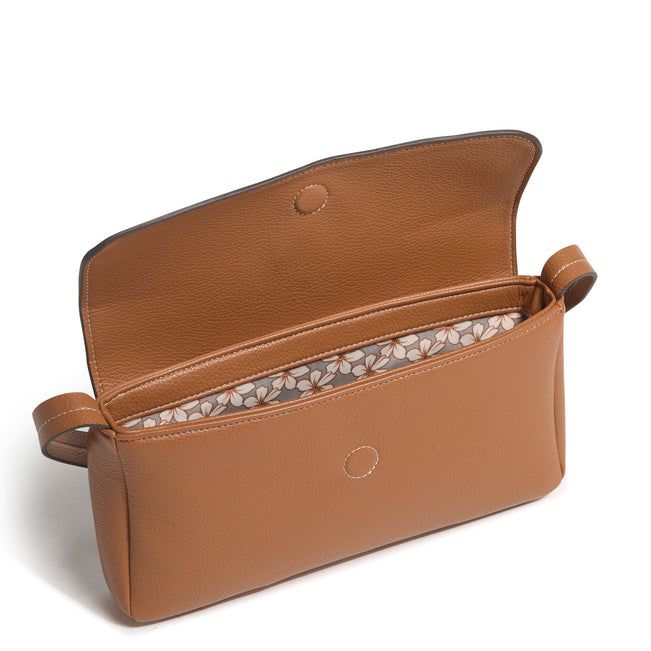 Outlet Flap Shoulder Bag-Roasted Pecan-Image 2-Vera Bradley