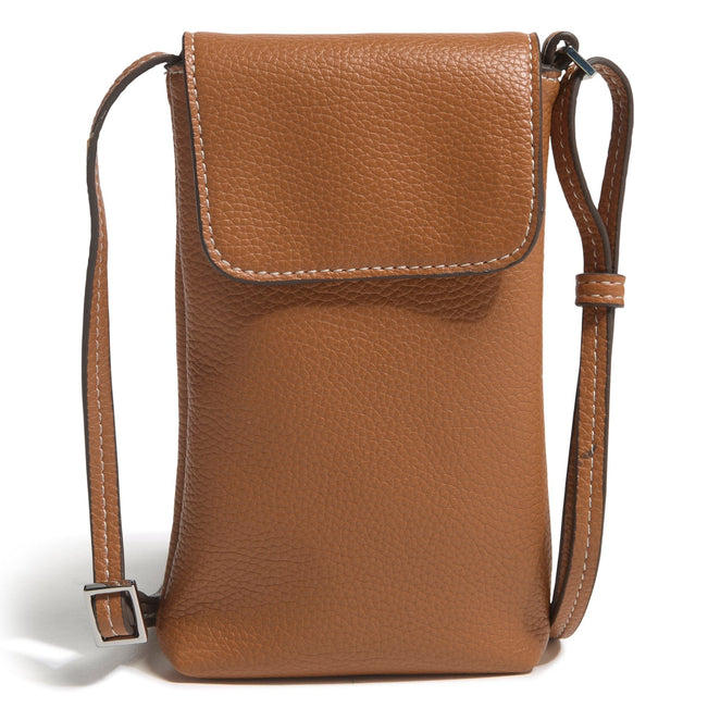 Outlet Slim Easy Crossbody-Roasted Pecan-Image 1-Vera Bradley