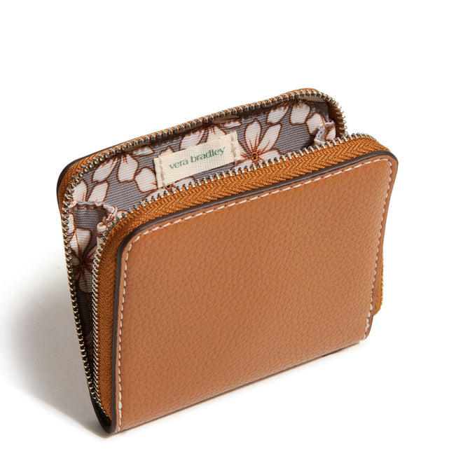 Outlet Essential Small Zip-Around Wallet-Roasted Pecan-Image 2-Vera Bradley