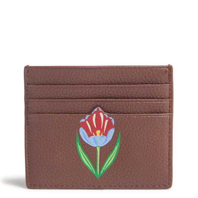 Outlet Essential Card Case-Tulip on Fudgesicle-Image 1-Vera Bradley