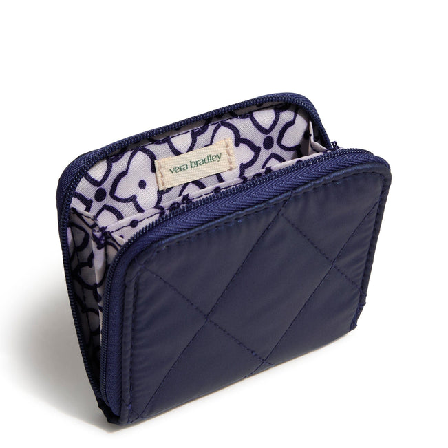Outlet Essential Small Zip-Around Wallet-Peacoat-Image 2-Vera Bradley