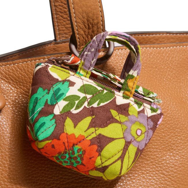 Outlet Essential Tote Bag Charm-Evening Garden-Image 2-Vera Bradley