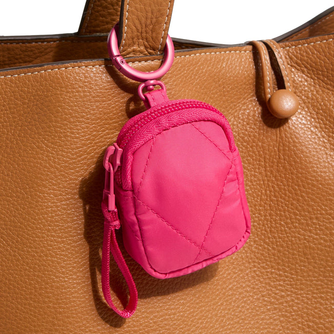 Outlet Essential Bag Charm for AirPods-Peacock Pink-Image 2-Vera Bradley