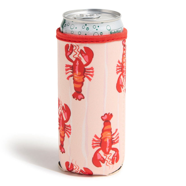 Outlet Slim Drink Hugger-Lobster Clause-Image 2-Vera Bradley
