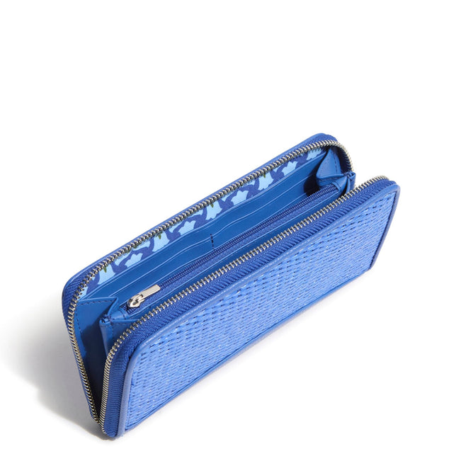 Outlet Essential Continental Wallet-Beaucoup Blue-Image 2-Vera Bradley