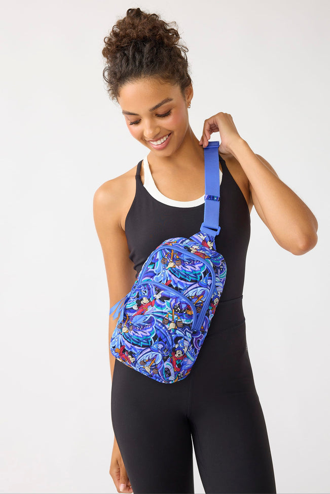 Disney Lorman Sling Backpack - Fantasia - Swirls - Image 2