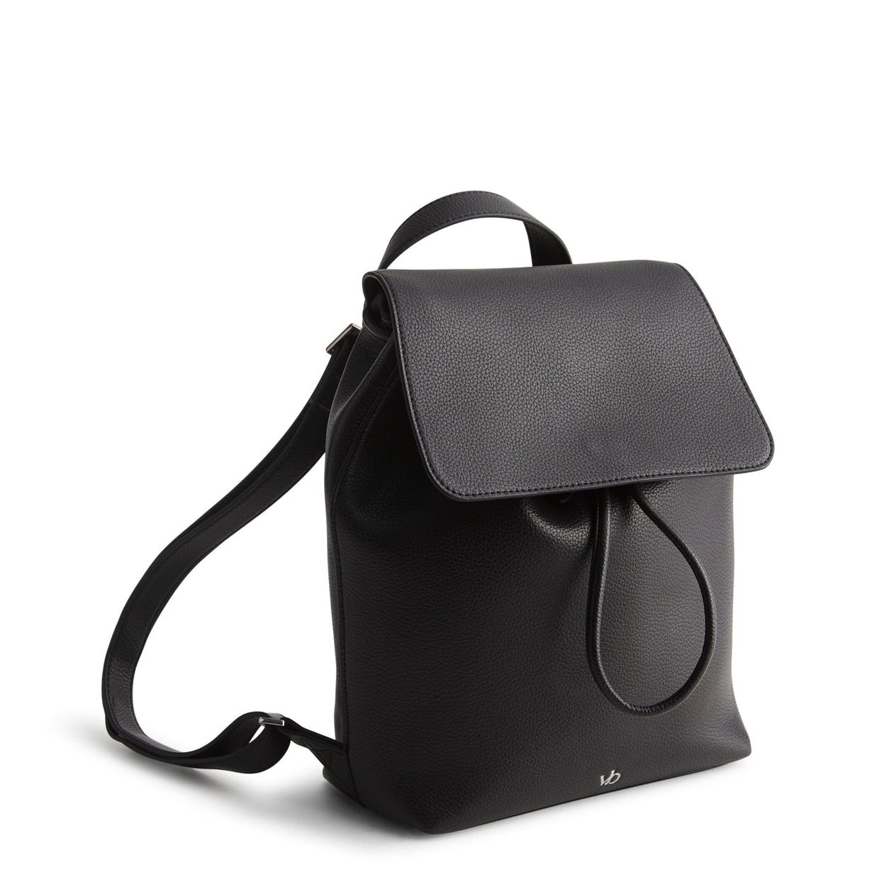 backpack drawstring leather Vera Bradley Women's Outlet Faux Leather Drawstring Backpack Moonless Night