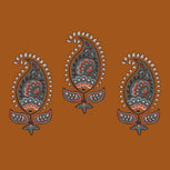 Paisley Bag Charm - Iconic Paisley Roasted Pecan - Image 2