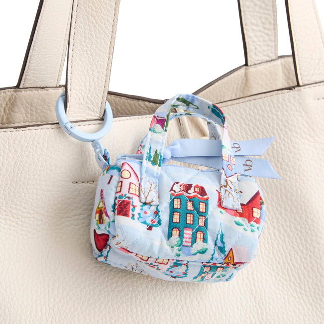 Outlet Essential Duffel Bag Charm - Holiday Houses - Image 2