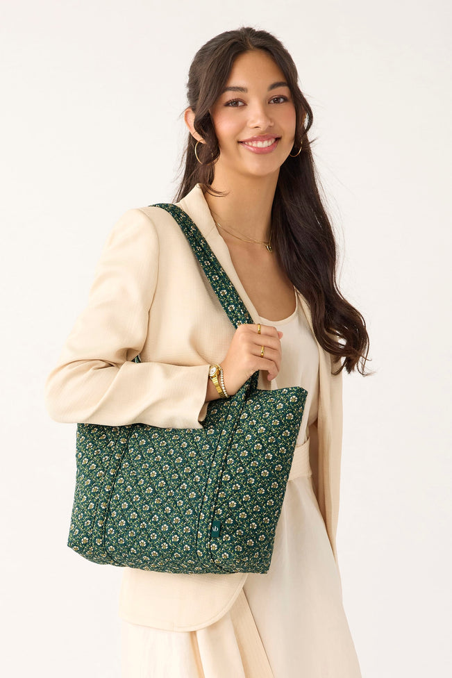 Outlet Small Vera Tote - Mistletoe Lattice - Image 2