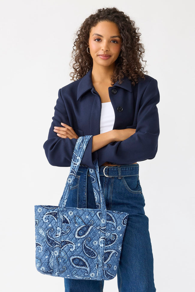 Outlet Small Vera Tote - Mesa Western Blue Horizon - Image 2