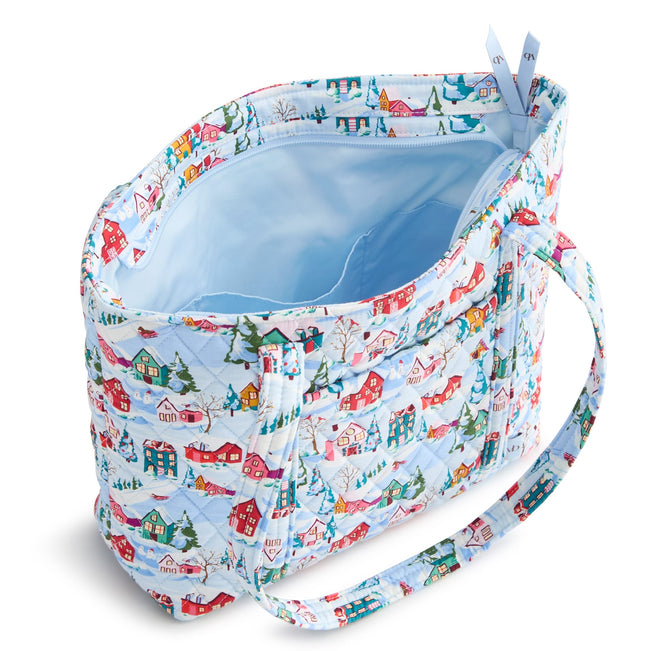 Outlet Small Vera Tote - Holiday Houses - Image 4