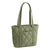 Outlet Small Vera Tote-Deep Lichen Green-Image 1-Vera Bradley