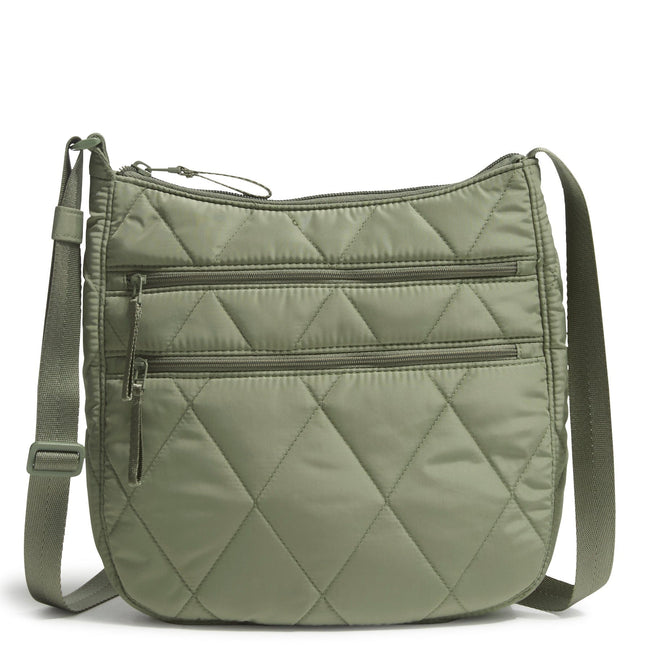 Outlet Trio Zip Hipster-Deep Lichen Green-Image 1-Vera Bradley