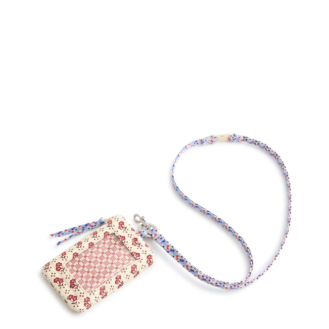 Zip ID Pouch w/Breakaway Lanyard - Rachel Ditsy - Image 1