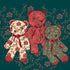 Ceramic Square Tray - Beary Festive - Swatch Image