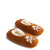 Fleece Slipper Socks - Bears on Roasted Pecan / Large - Image 1
