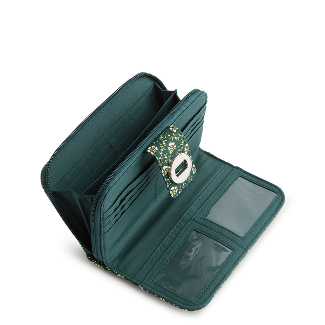 Outlet Essential Turnlock Wallet - Mistletoe Lattice - Image 3