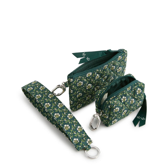 Outlet Essential Dual Pouch Wide Wristlet - Mistletoe Lattice - Image 3