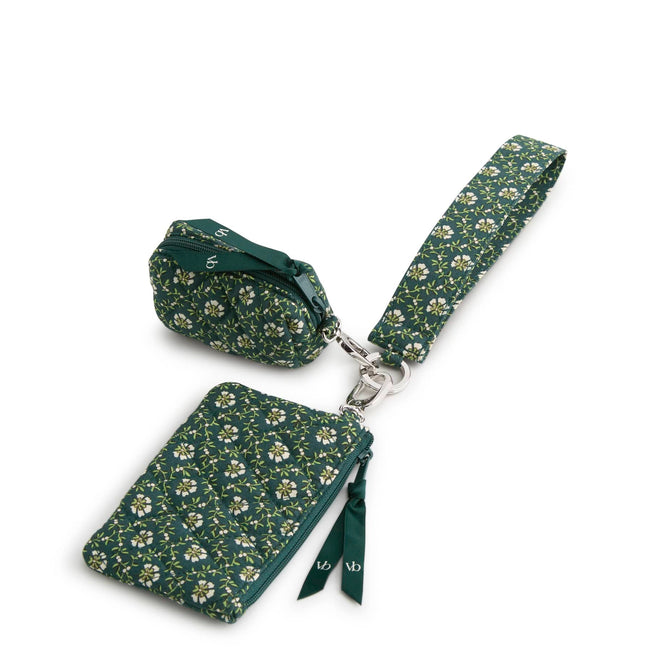 Outlet Essential Dual Pouch Wide Wristlet - Mistletoe Lattice - Image 1