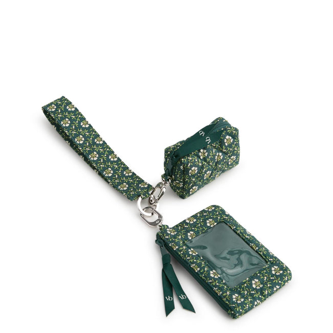 Outlet Essential Dual Pouch Wide Wristlet - Mistletoe Lattice - Image 2