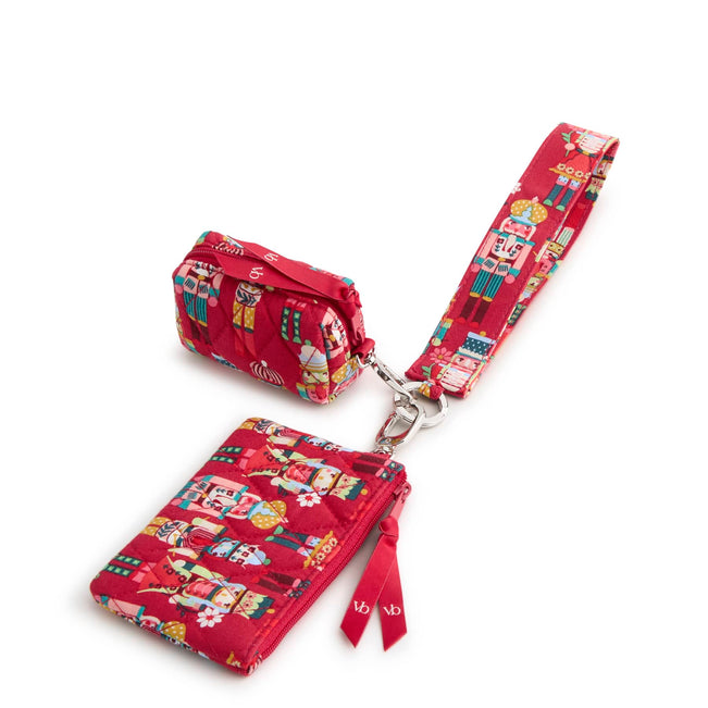 Outlet Essential Dual Pouch Wide Wristlet - Nutcrackers - Image 1