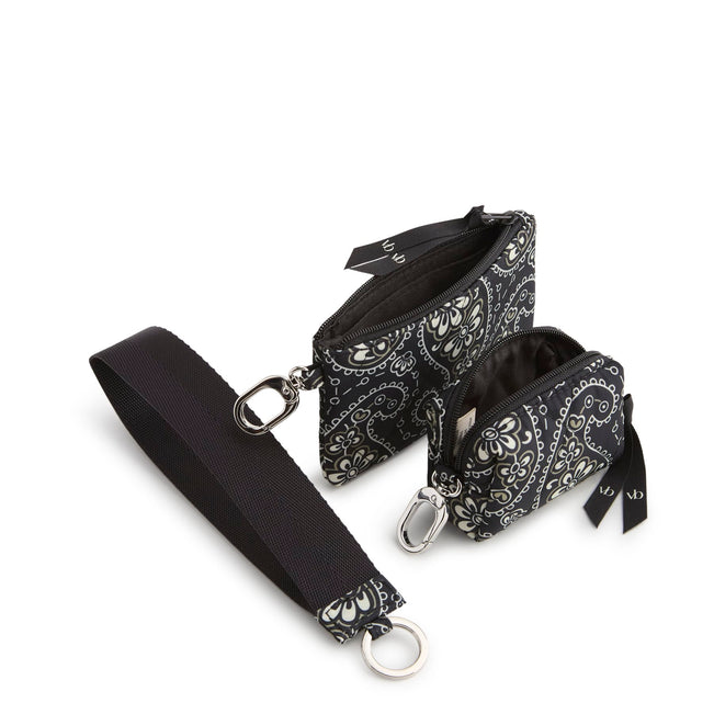 Outlet Essential Dual Pouch Wide Wristlet - Circular Paisley - Image 3
