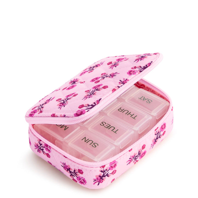 Travel Pill Case - Melissa Ditsy Pink - Image 2