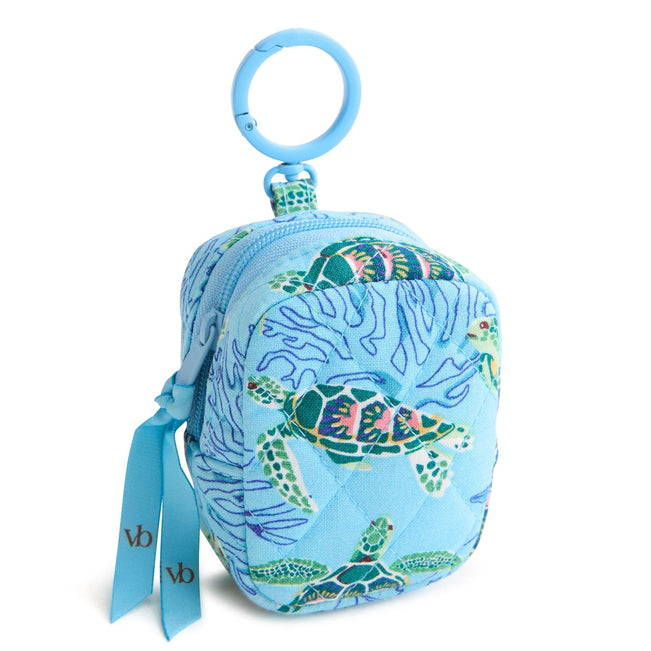 Outlet Large Essential Earbud Bag Charm - Sea Turtles and Coral - Image 1
