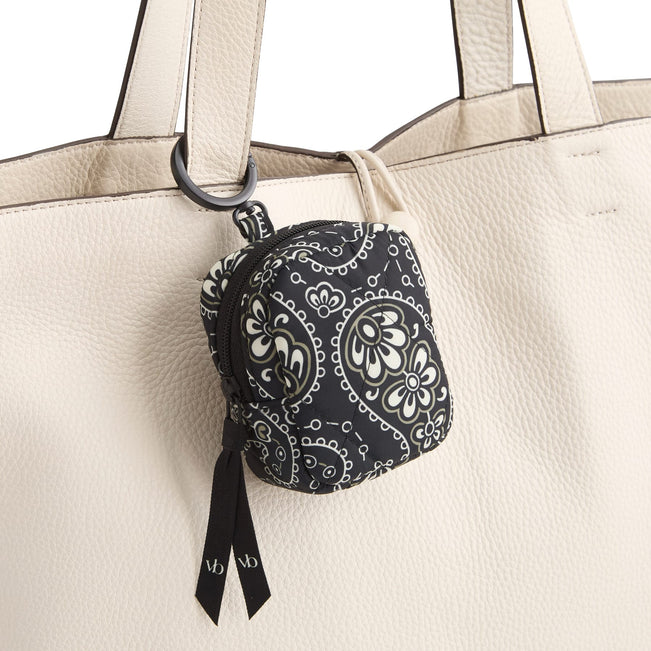 Outlet Large Essential Earbud Bag Charm - Circular Paisley - Image 2