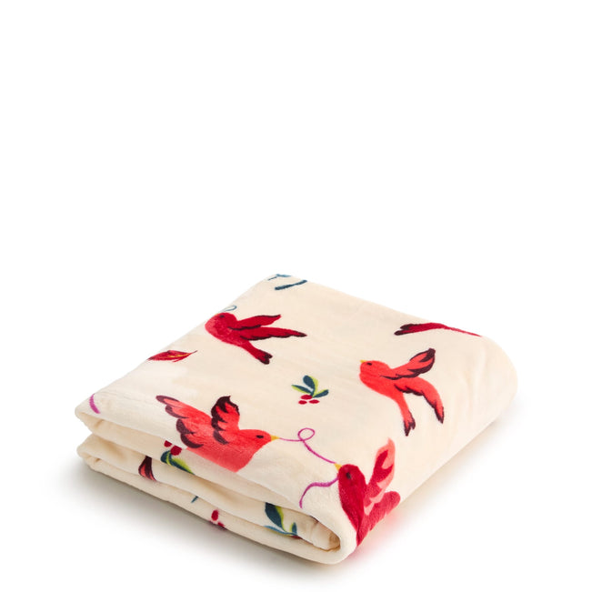 Outlet Essential Oversized Throw Blanket - Redbirds Cottage Cream - Image 2