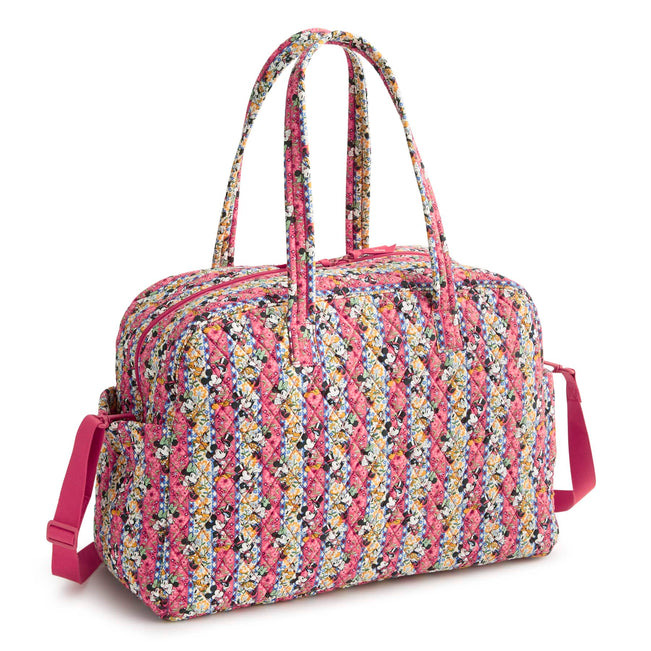 Disney Outlet Large Weekender Travel Bag - Mickey & Friends Circus Floral - Image 1