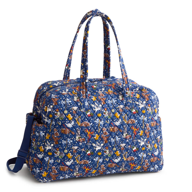 Harry Potter™ Outlet Large Weekender Travel Bag - Friends at Hogwarts Ditsy Navy - Image 1