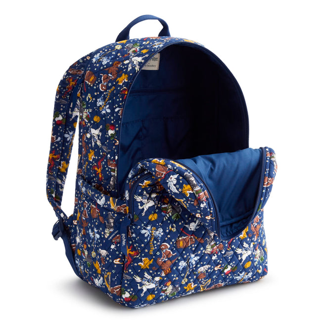 Harry Potter™ Outlet Essential Large Backpack - Friends at Hogwarts Ditsy Navy - Image 4